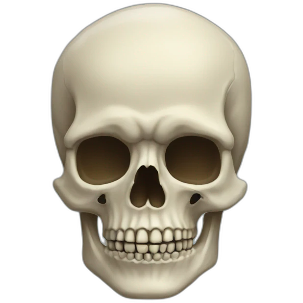 Skulleton head emoji