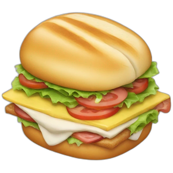Saboreando un sándwich emoji