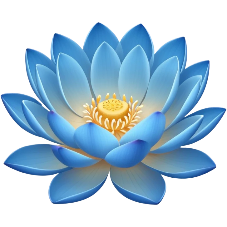 lotos emoji, a slight glow
acceptable сolors: blue, light blue, warm white, light sandy emoji