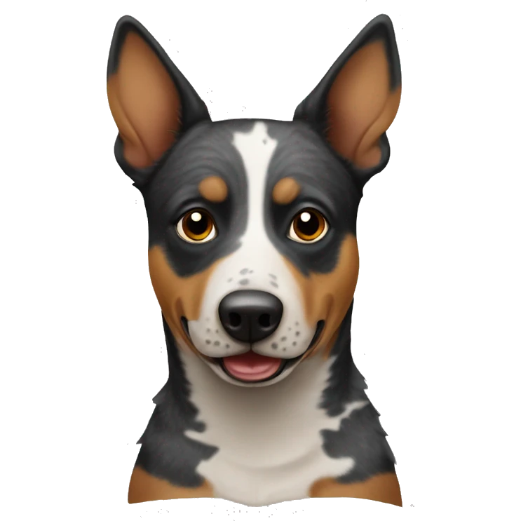 Australien Cattle dog without a mask emoji