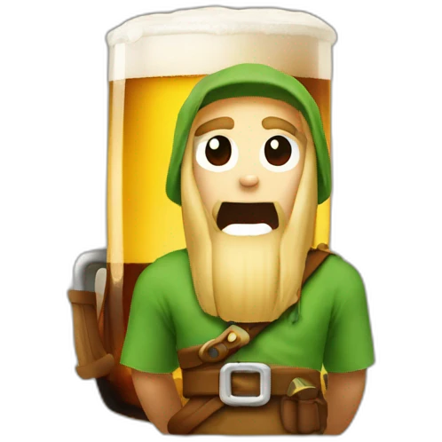 link drink beer emoji