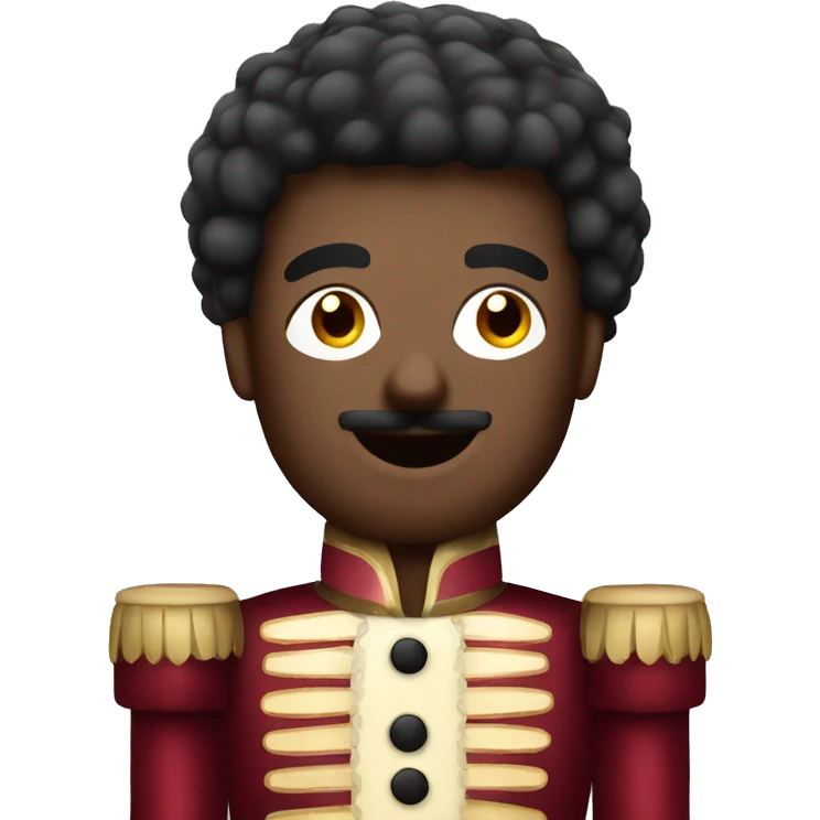 nutcracker christmas dark red colour  emoji