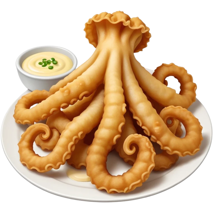 Fried calimari  emoji