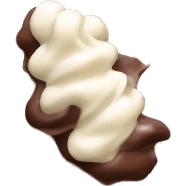 waffle chocolate wripped cream emoji