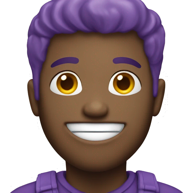 Smiling Purple Heart  emoji