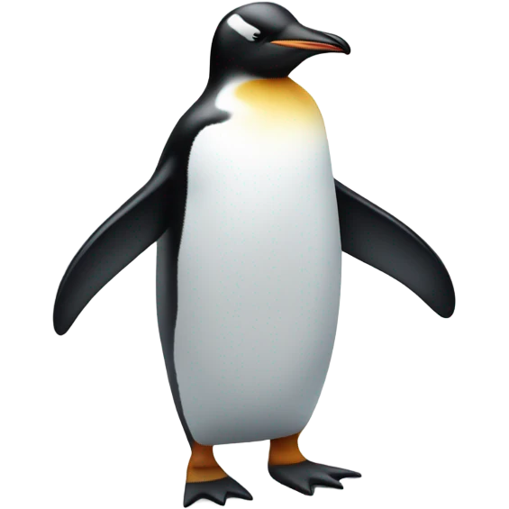 Penguin holding a sign emoji