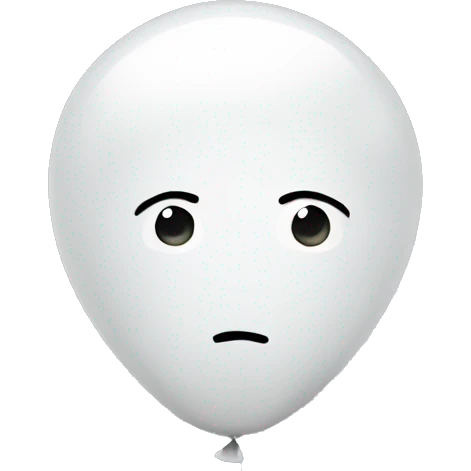 white thought balloon emoji