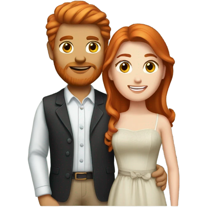 Red headed fiances emoji