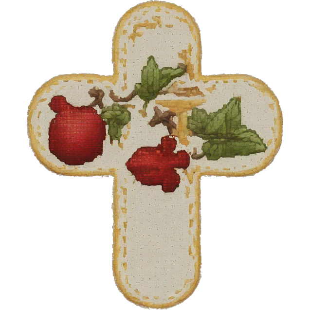 Cross stitch  emoji