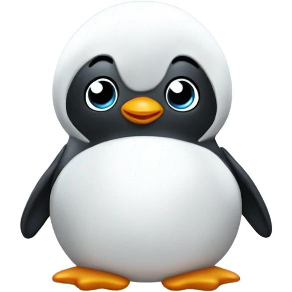 Baby angel penguin emoji
