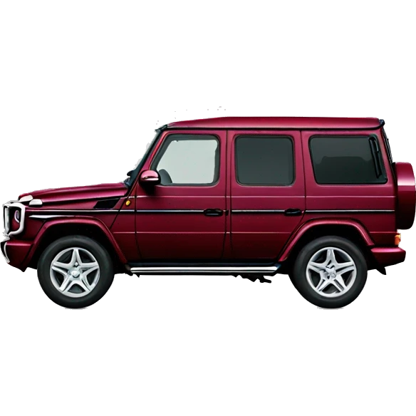 Burgundy G-class emoji