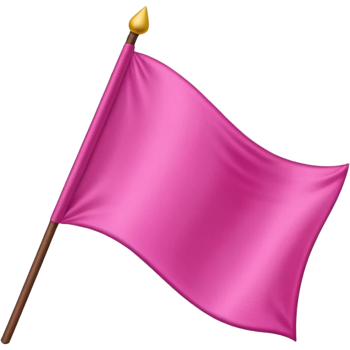 Pink flag emoji