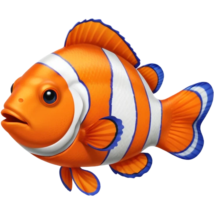 Tie Dye Clownfish emoji