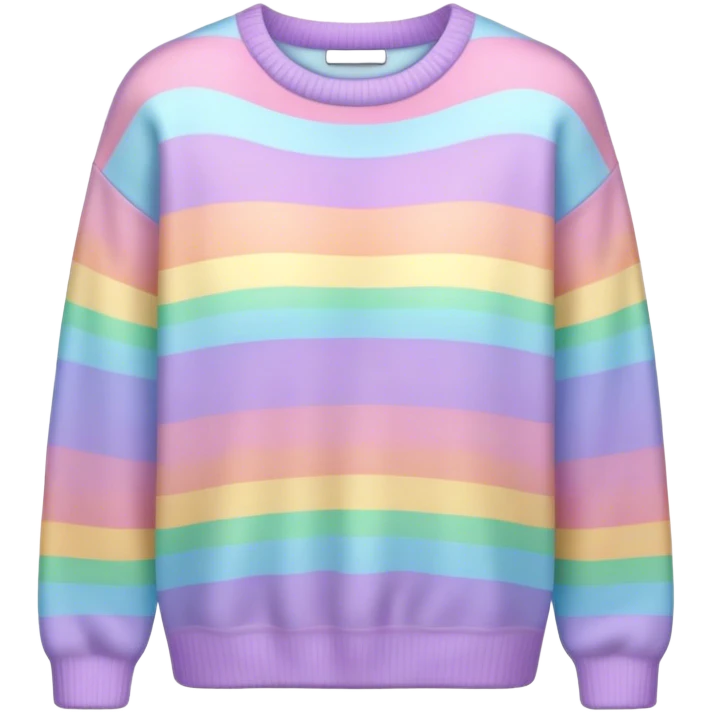 melted pastel switry rainbow background  emoji