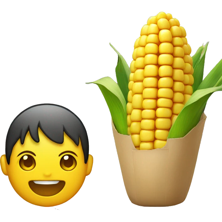 Hong Kong and corn emoji