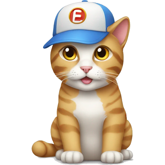 Cat with cap emoji