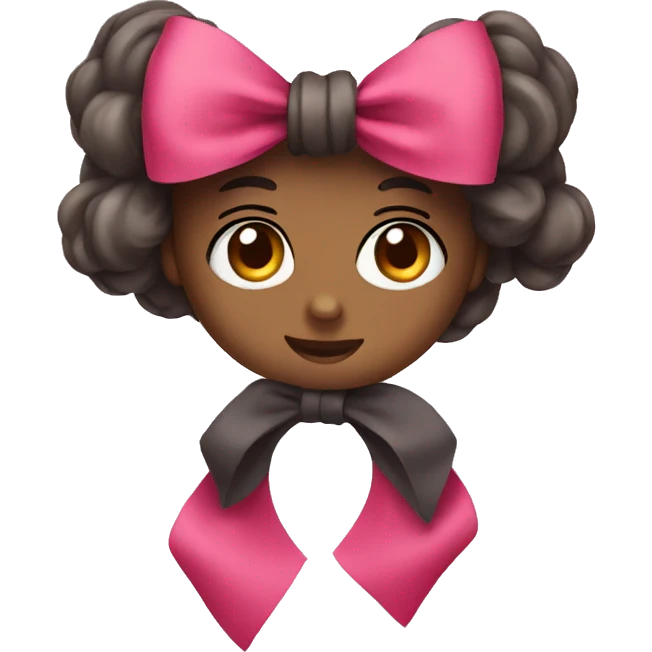 Cute bow emoji