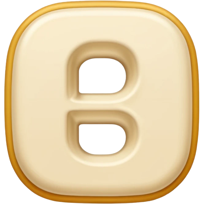 Letter Cream-colored emoji