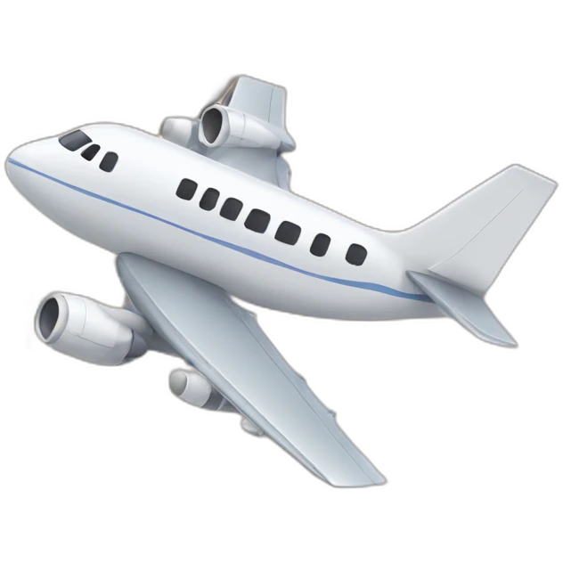 plane flight with two tower emoji