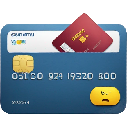 Credit card slamming down emoji