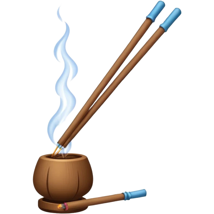 Wooden incense  emoji