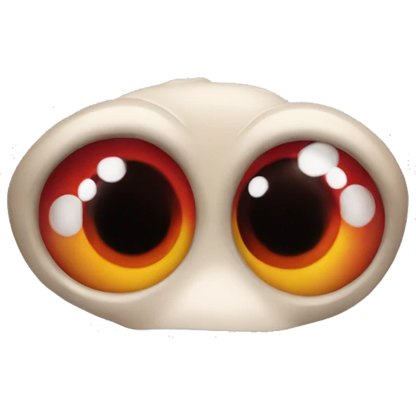 Chien oeil rouge emoji