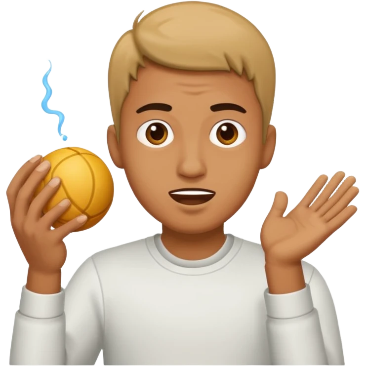 man throwing up makk balla emoji