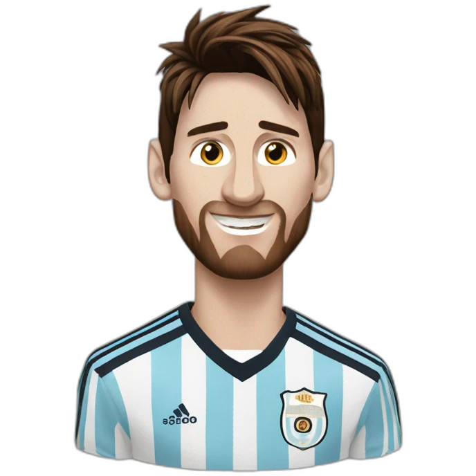 Lionel Messi Argentina emoji