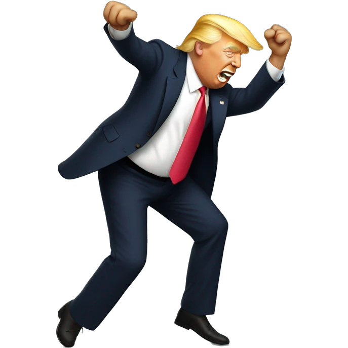 donald trump dancing emoji