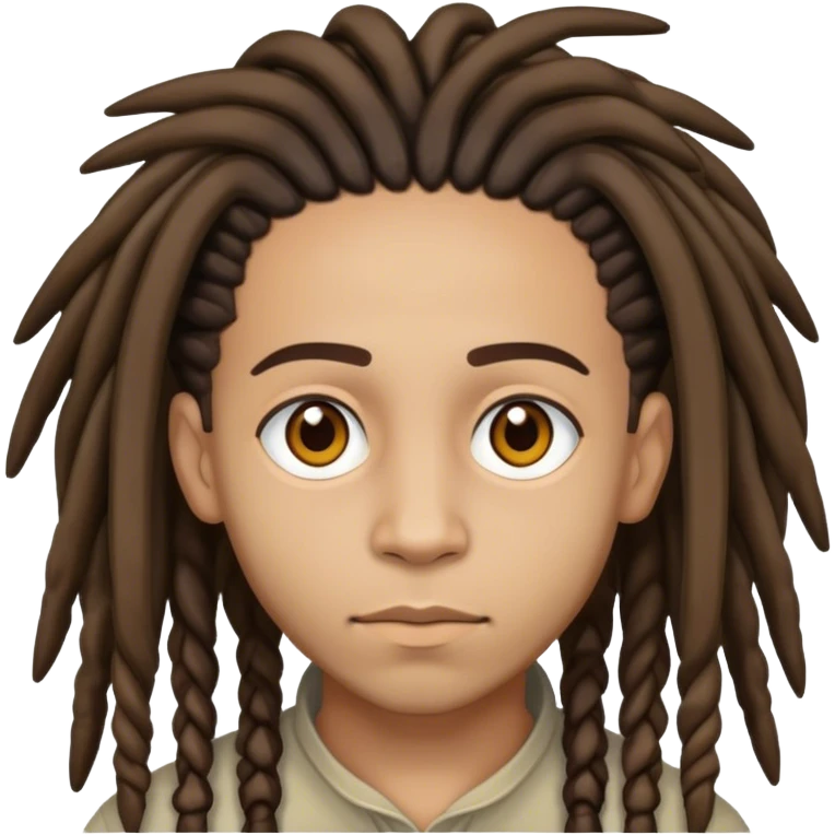 lightskin with dreads  emoji