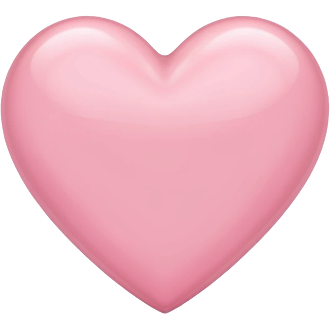 Light pink heart emoji