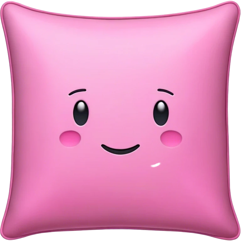 Vos pink pillow  emoji