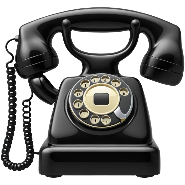Modern telephone emoji