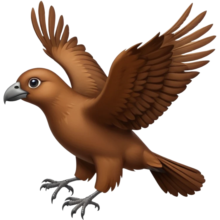 flying bird emoji