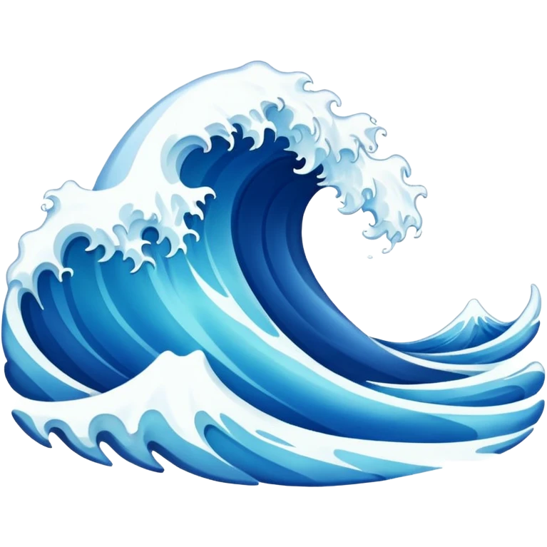Wave emoji
