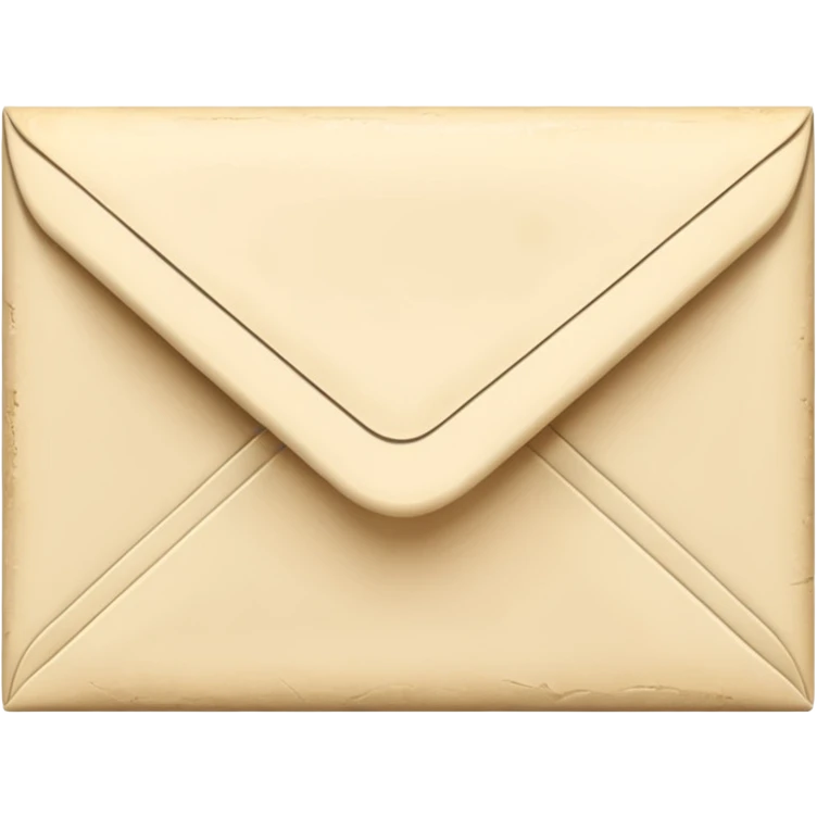 Cream-colored Letter Envelope  emoji