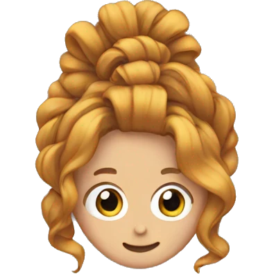 Hair scrunchie  emoji