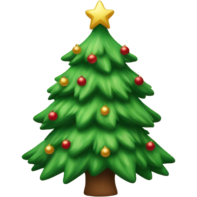 Christmas tree ￼ emoji
