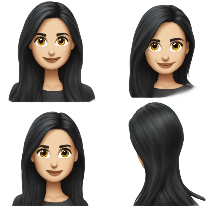 Demi Moore realistic emoji