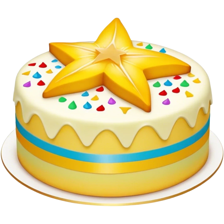 starfruit cake emoji