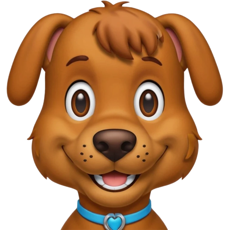 Scooby-Doo the famous dog character emoji