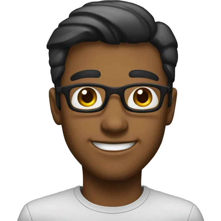 I want to create a character with a commanding profile, with a happy appearance, well dressed and with a transparent background. emoji