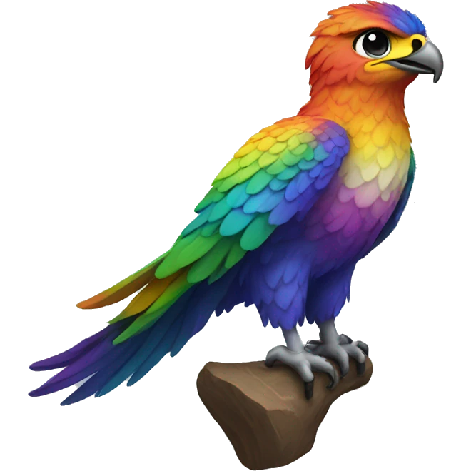 Rainbow Hawk emoji