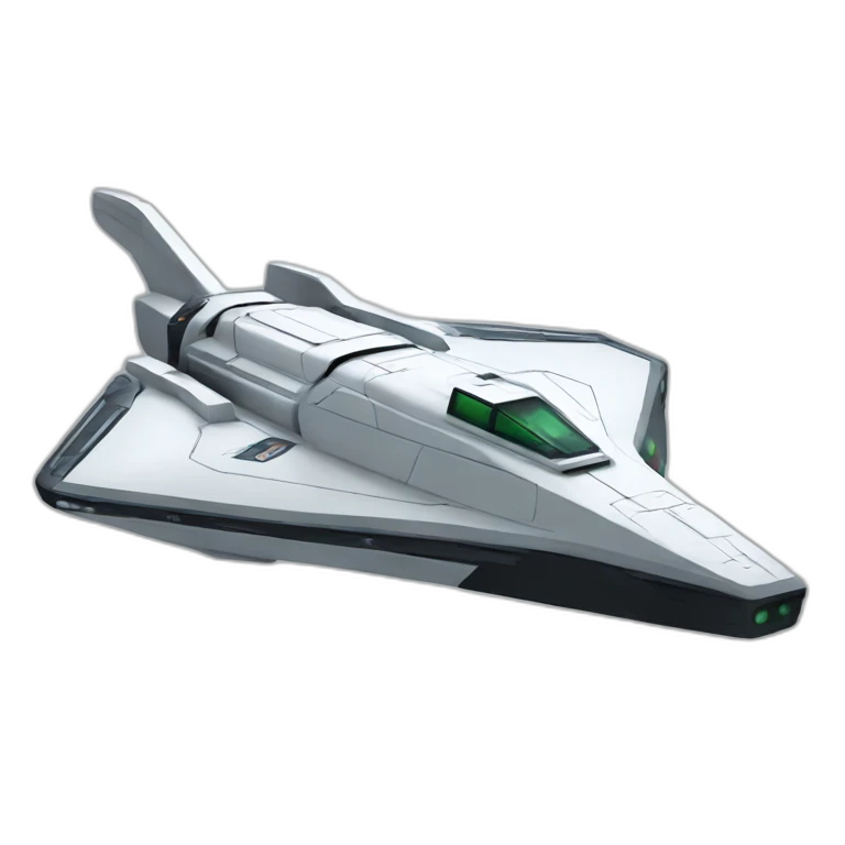 Enterprise space ship emoji