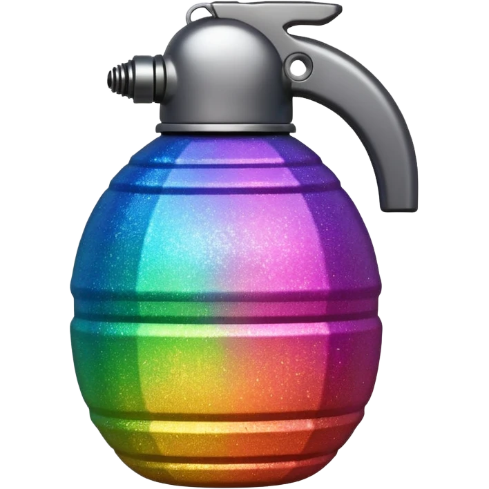 glitter grenade emoji
