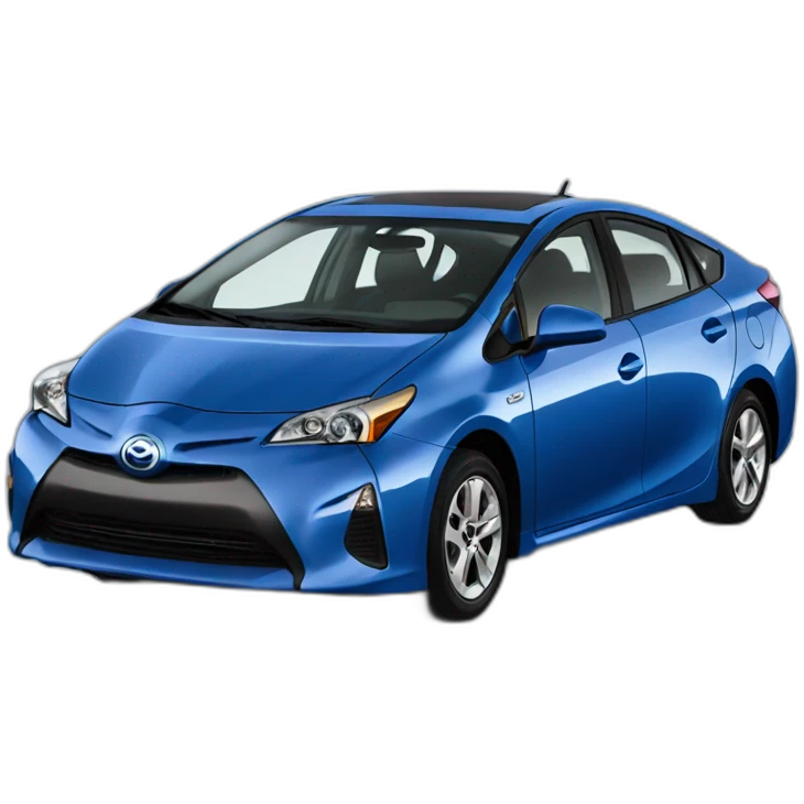 Blue Prius emoji