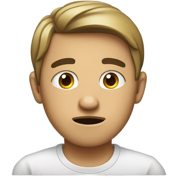 Hiding face in shame dramatically emoji