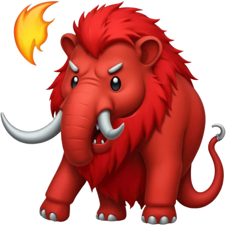 Create a slack emoji of a mastodon who needs to calm down emoji