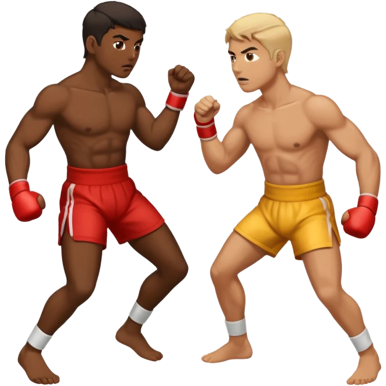 Two Man’s fighting emoji