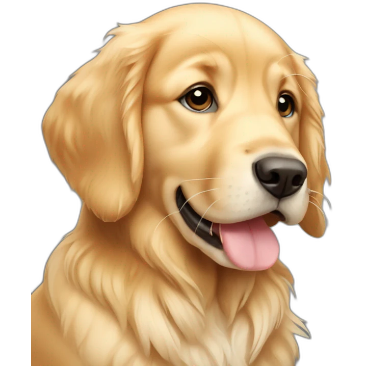 golden retriver puppy emoji